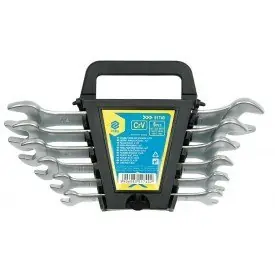 ZESTAW KLUCZY PŁASK. 6SZT 6-17 SATYNA 51740V VOREL Wybór klientów